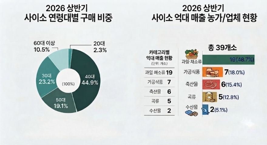 ②_(그래프)2026_상반기_사이소_매출_연령별_및_카테고리별_억대매출_농가_현황.jpg