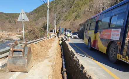 예천군, 30년 이상 노후 수도관 연차적 전면 교체 추진