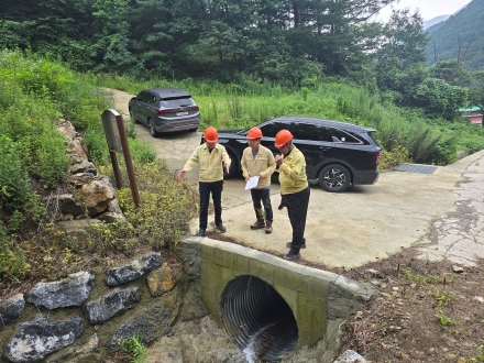 남부지방산림청, 드론 띄워 산사태 취약지 샅샅이 살핀다