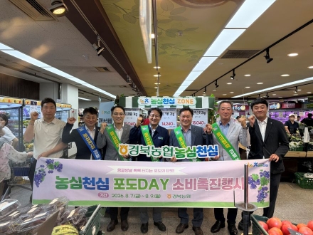 "맛·품질 다 잡았다"… 경북농협, '포도DAY' 맞이 특별 소비촉진 행사 펼쳐